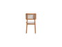 Hanah Home Silla Lotus Natural Tela Teddy Madera Haya 100% Diseño Elegante y Acogedor Dimensiones 45x85x48 cm